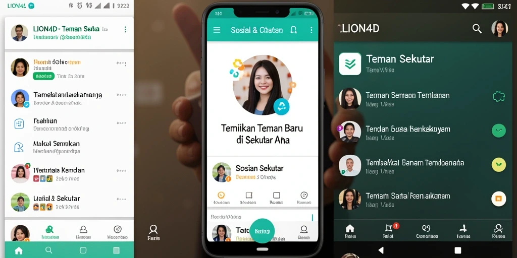 Tampilan antarmuka LION4D yang menarik dan mudah dinavigasi.