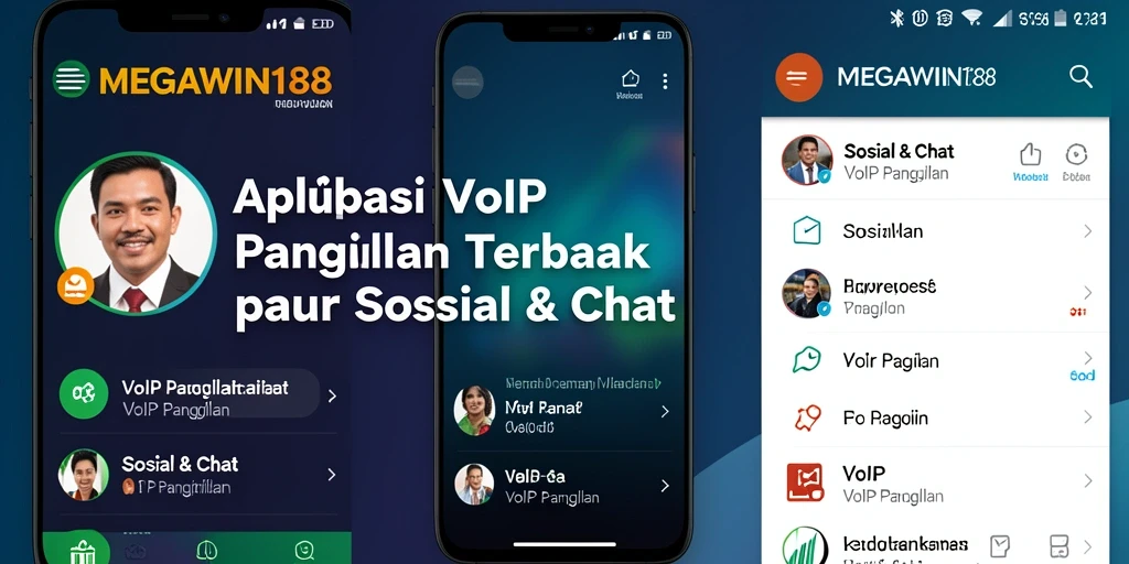 Antarmuka pengguna MEGAWIN188 yang intuitif untuk VoIP Panggilan.